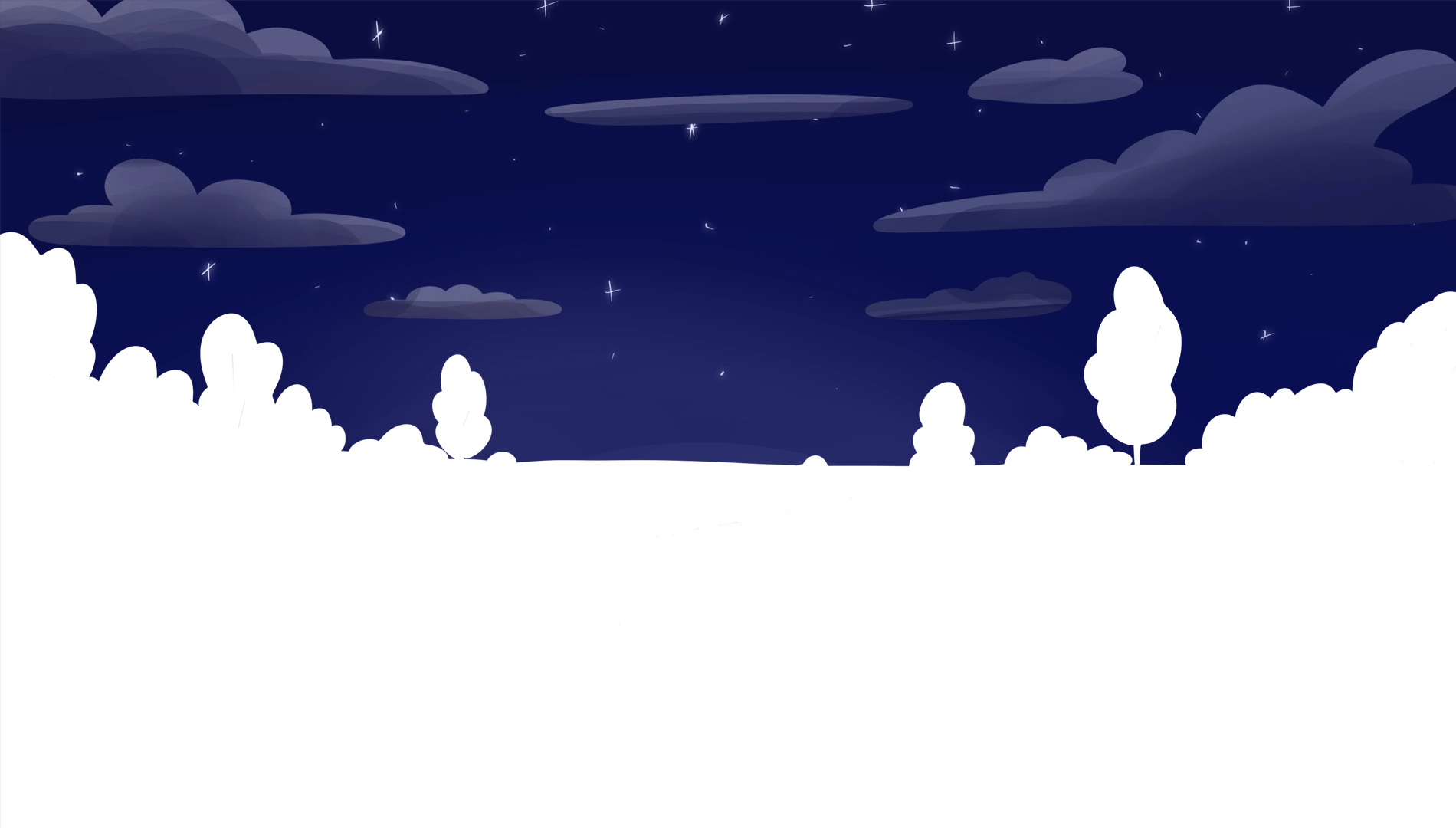 Night sky illustration